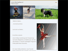 Tablet Screenshot of dancingdogs.at